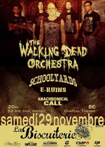 The Walking Dead Orchestra @ La Biscuiterie - Château-Thierry, France [29/11/2014]
