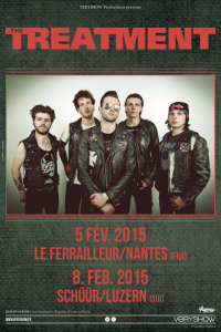 The Treatment @ Le Ferrailleur - Nantes, France [05/02/2015]