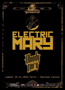 Electric Mary @ Le Nouveau Casino - Paris, France [29/11/2014]