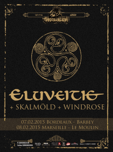 Eluveitie  @ Rock School Barbey - Bordeaux, France [07/02/2015]