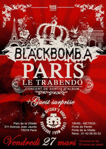 Black Bomb A @ Le Trabendo - Paris, France [27/03/2015]