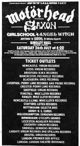 Motörhead @ Bingley Hall - Stafford, Angleterre [26/07/1980]