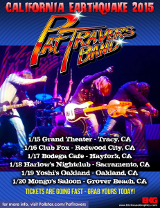 Pat Travers Band @ Grand Theater - Tracy, Californie, Etats-Unis [15/01/2015]