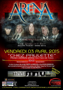 Arena @ Chez Paulette - Pagney-derrière-Barine, France [03/04/2015]