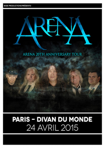 Arena @ Le Divan du Monde - Paris, France [24/04/2015]