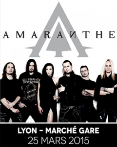 Amaranthe @ Le Marché Gare - Lyon, France [25/03/2015]