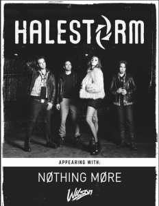 Halestorm @ Le Trix - Anvers, Belgique [17/03/2015]