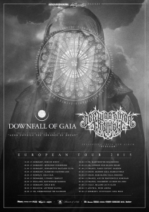 Downfall Of Gaia @ Le Kavka - Anvers, Belgique [28/03/2015]