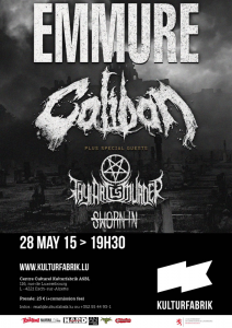 Emmure @ Kulturfabrik - Esch-sur-Alzette, Luxembourg [28/05/2015]