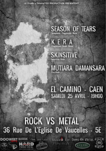 Season Of Tears @ El Camino - Caen, Basse-Normandie, France [25/04/2015]