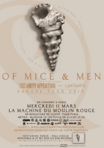 Of Mice & Men @ La Machine du Moulin-Rouge - Paris, France [11/03/2015]