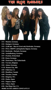 The Iron Maidens @ Z7 Konzertfabrik - Pratteln, Suisse [17/03/2015]