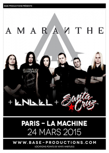 Amaranthe @ La Machine du Moulin-Rouge - Paris, France [24/03/2015]
