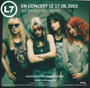 L7 @ Le Bataclan - Paris, France [17/06/2015]