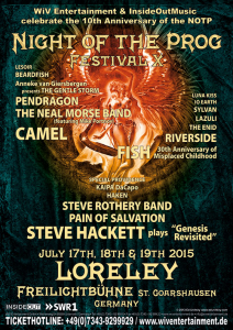 Night Of The Prog Festival 10th @ Loreley Amphi-Theater - St. Goarshausen, Allemagne [19/07/2015]