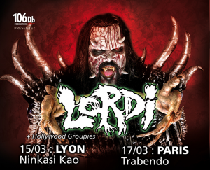 Lordi @ Le Ninkasi Gerland Kao - Lyon, France [15/03/2015]