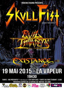 Skull Fist @ La Vapeur - Dijon, France [19/05/2015]