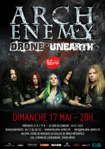 Arch Enemy @ Paloma - Nîmes, France [17/05/2015]