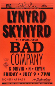 Lynyrd Skynyrd @ Shoreline Amphitheatre - Mountain View, Californie, Etats-Unis [09/07/1993]