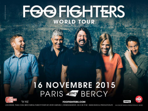Foo Fighters @ Accor Arena (ex-AccorHotels Arena, ex-Palais Omnisports Paris Bercy) - Paris, France [16/11/2015]