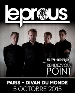 Leprous @ Le Divan du Monde - Paris, France [05/10/2015]
