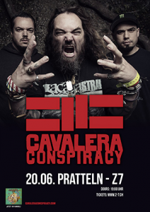 Cavalera Conspiracy @ Z7 Konzertfabrik - Pratteln, Suisse [20/06/2015]