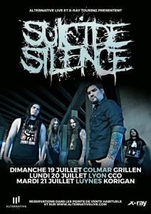 Suicide Silence @ Le Grillen - Colmar, France [19/07/2015]