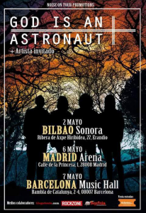 God Is An Astronaut @ Sala Sonora - Bilbao, Espagne [02/05/2015]