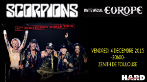 Scorpions @ Le Zénith - Toulouse, France [04/12/2015]