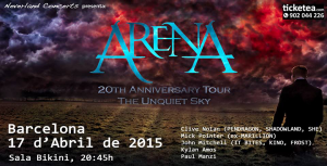 Arena @ Sala Bikini - Barcelone, Espagne [17/04/2015]