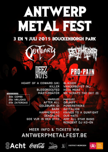Antwerp Metal Fest 2015 @ Bouckenborgh Park - Anvers, Belgique, Belgique [03/07/2015]