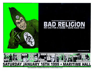 Bad Religion @ Maritime Hall - San Francisco, Californie, Etats-Unis [16/01/1999]