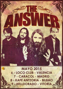 The Answer @ L'Hell Dorado - Vitoria-Gasteiz, Espagne [09/05/2015]