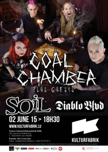 Coal Chamber @ Kulturfabrik - Esch-sur-Alzette, Luxembourg [02/06/2015]