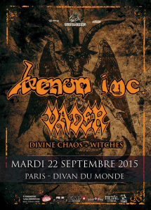 Venom Inc. @ Le Divan du Monde - Paris, France [22/09/2015]
