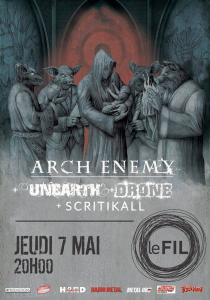 Arch Enemy @ Le Fil - Saint-Etienne, France [07/05/2015]
