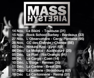 Mass Hysteria @ La Laiterie - Strasbourg, France [17/12/2015]