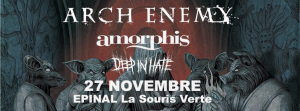 Arch Enemy @ La Souris Verte - Epinal, France [27/11/2015]