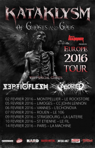 Kataklysm @ CCM John Lennon - Limoges, France [05/02/2016]