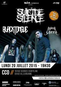 Suicide Silence @ Le CCO - Villeurbanne, France [20/07/2015]
