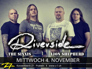 Riverside @ Z7 Konzertfabrik - Pratteln, Suisse [04/11/2015]