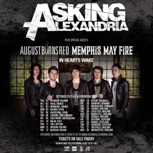 Asking Alexandria @ Le Trix - Anvers, Belgique [01/10/2015]