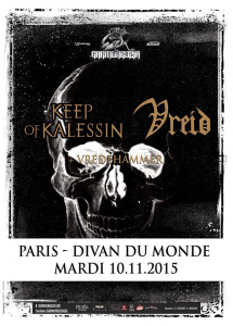Keep Of Kalessin @ Le Divan du Monde - Paris, France [10/11/2015]