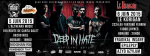 Deep In Hate @ L'Altherax - Nice, France [05/06/2015]