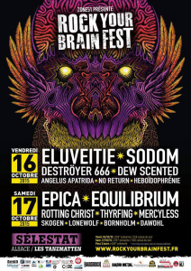 Rock Your Brain Fest 2015 @ Les Tanzmatten - Sélestat, France [17/10/2015]