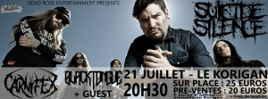 Suicide Silence @ Le Korigan - Luynes, France [21/07/2015]