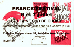 France Festival @ Parc interdépartemental des sports - Choisy-le-Roi, France [07/07/1985]