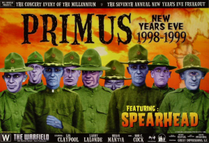 Primus @ The Warfield Theatre - San Francisco, Californie, Etats-Unis [31/12/1998]