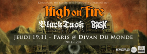 High On Fire @ Le Divan du Monde - Paris, France [19/11/2015]