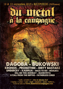 Du Metal A La Campagne Festival #8 @ Rexpoëde, France [19/09/2015]